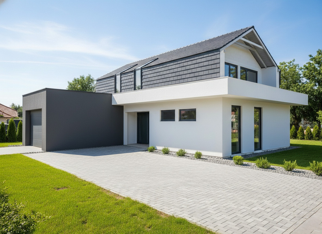 Nowoczesny dom wolnostojący- Bażantowo